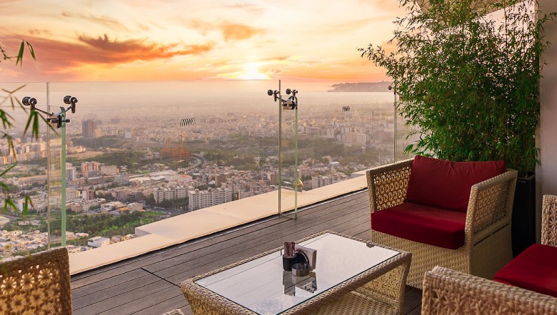 Sky Lounge Restaurant At Espinas Palace Hotel, Tehran