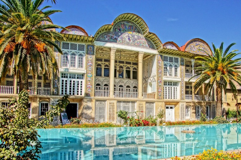 The Main Mansion Of Eram Garden Shiraz