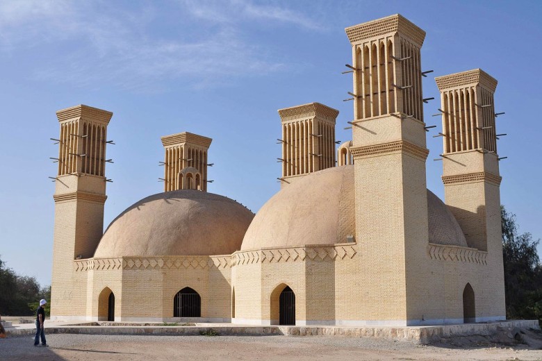 Twin Water Cisterns With Five Windcatchers, Kish