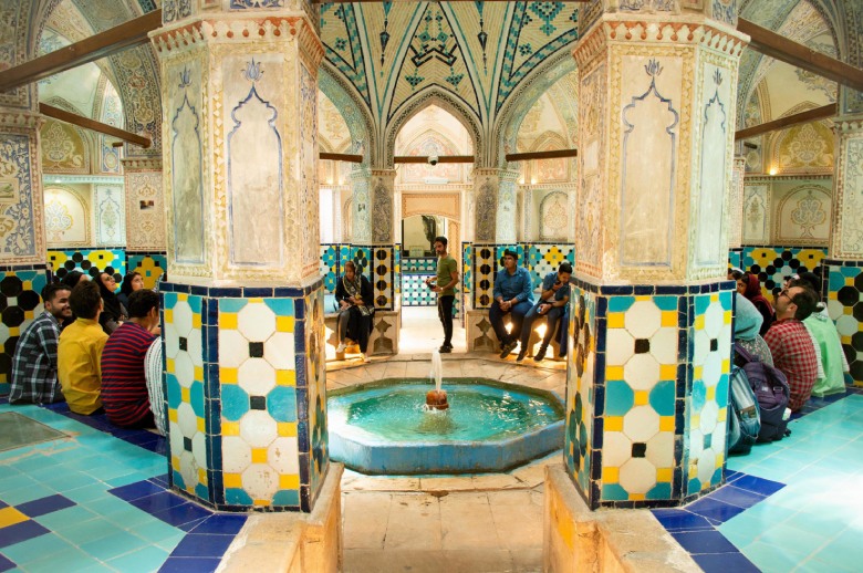 Visiting Sultan Amir Ahmad Bath In Kashan, Iran