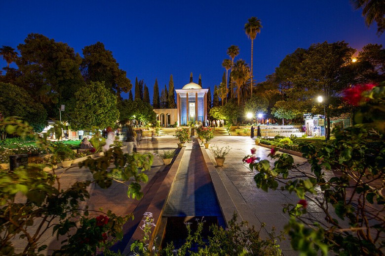 Visiting Tomb Of Saadi In Shiraz