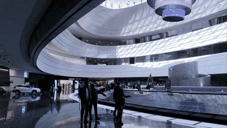 Interior Of Iran Mall Shopping Center In Tehran