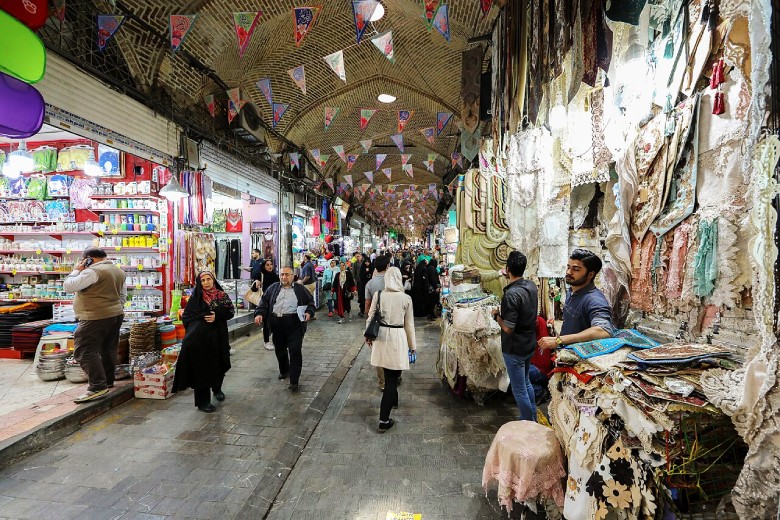 Shopping At Tehran Bazaar