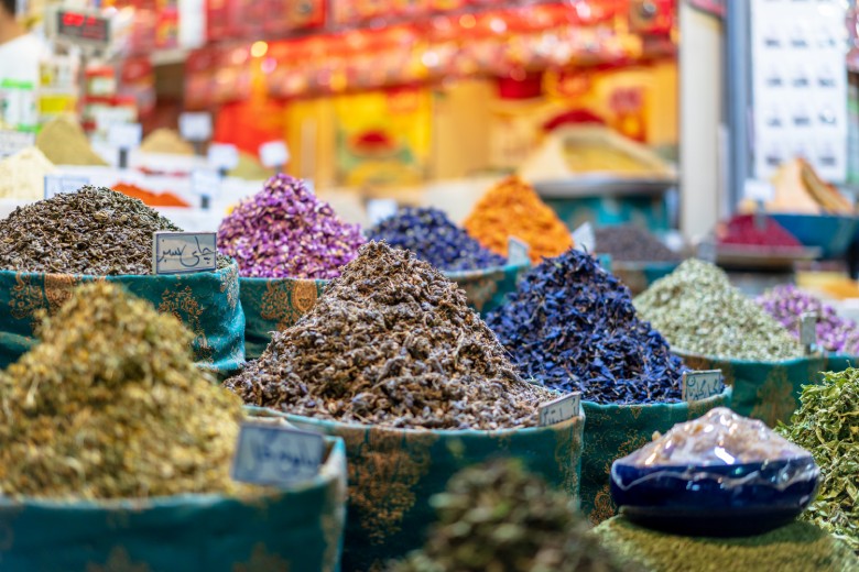 Stores Of Tehran Grand Bazaar