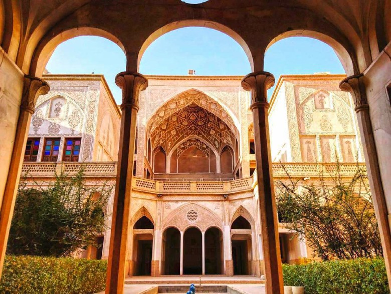 Different Sections Of Abbasi House In Kashan