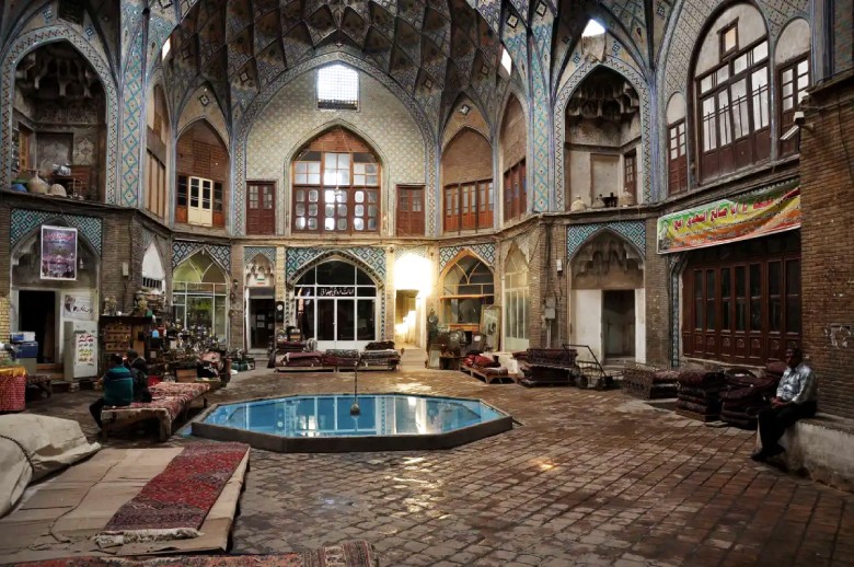 Inside The Bazaar Of Kashan