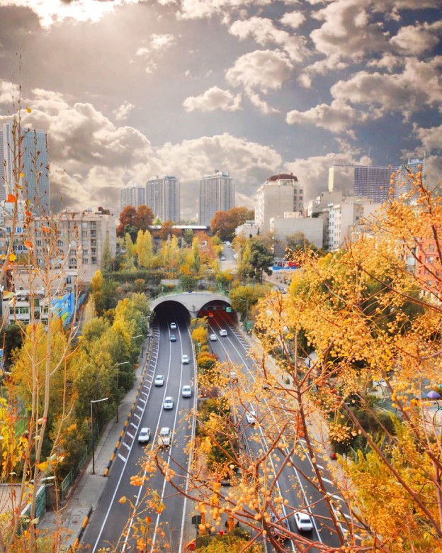 Tehran In Fall