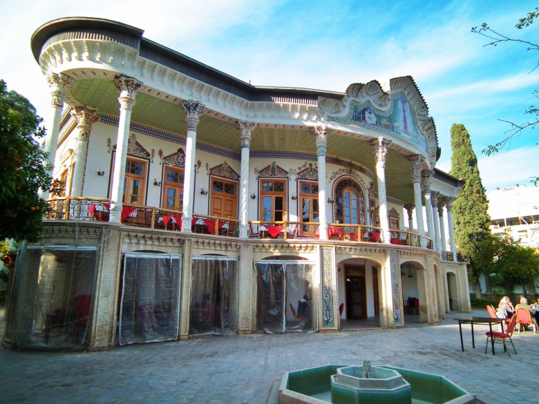 Exterior Of Shapouri Mansion In Shiraz