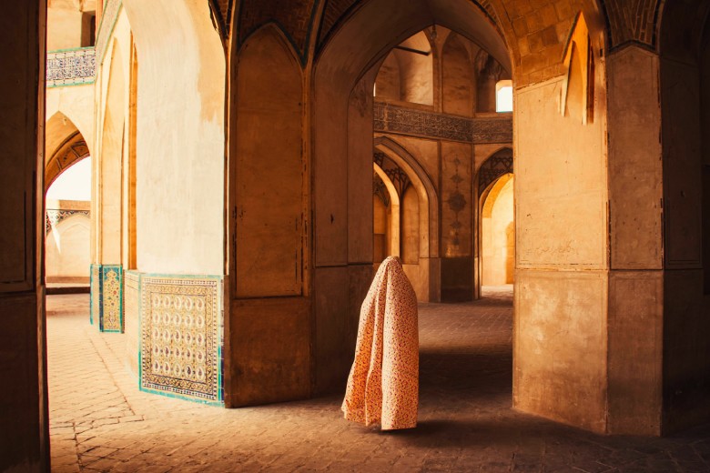 Interior Of Agha Bozorg Mosque, Kashan