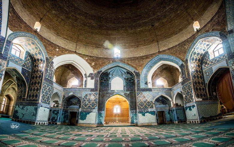 Interior Of Blue Mosque, Tabriz