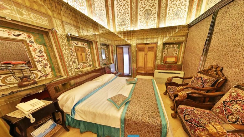 Interior Of Malek-O Tojar Hotel In Yazd