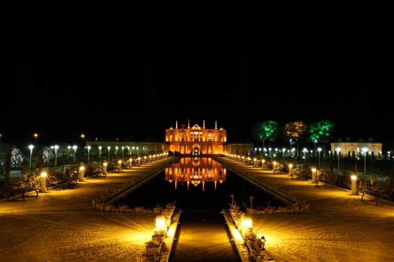 The Beauty Of Fath Abad Garden At Night