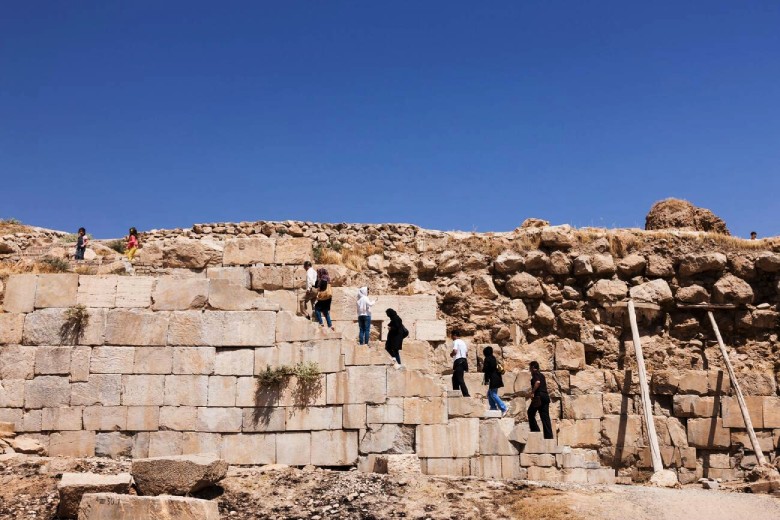 Visiting The Temple Of Anahita In Kermanshah