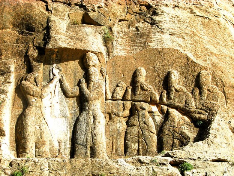 Reliefs In Shahr-E Gour Dates Back To Sassanid Era