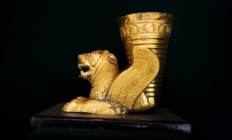 Reza Abbasi Museum In Tehran (Achaemenian Gold Rhyton)