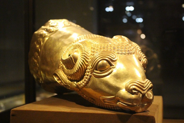 Rhyton From Achaemenid Era In Reza Abbasi Museum, Tehran