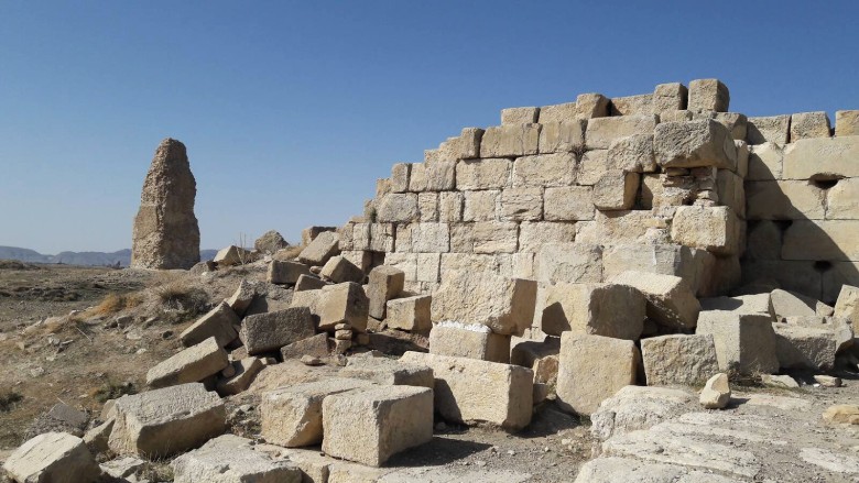 Ruins Of Shahr-Gour Ancient City