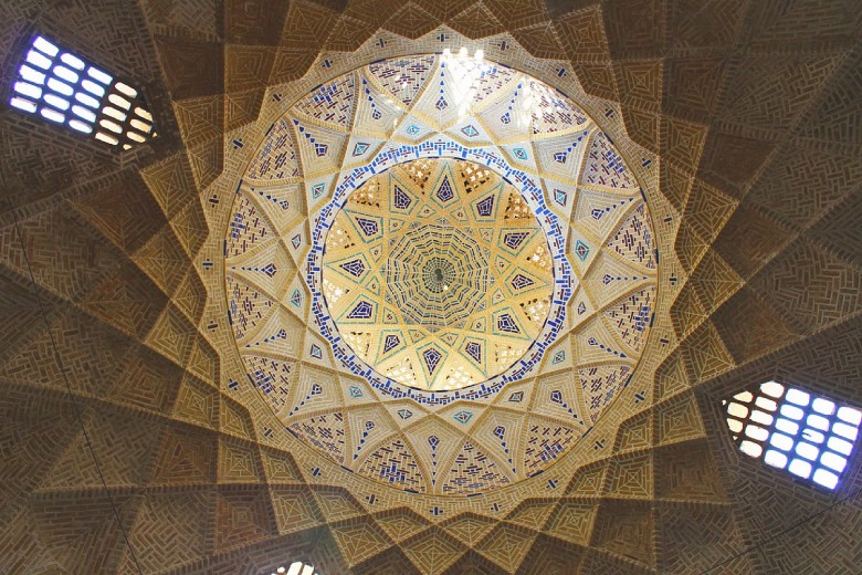 Shop Traditional At The Bazaars Of Yazd 2 The Ceiling Of Yazd'S Khan Bazaar