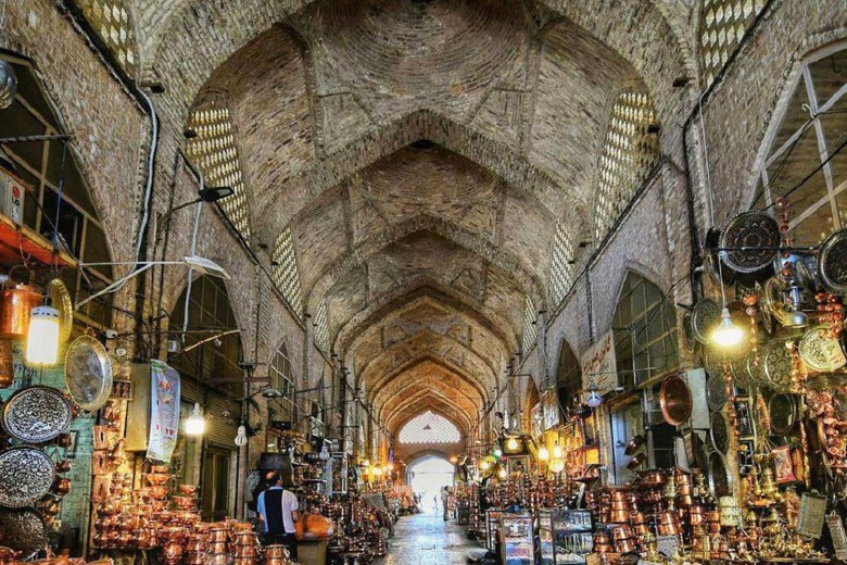 The Coppersmith Bazaar Of Yazd