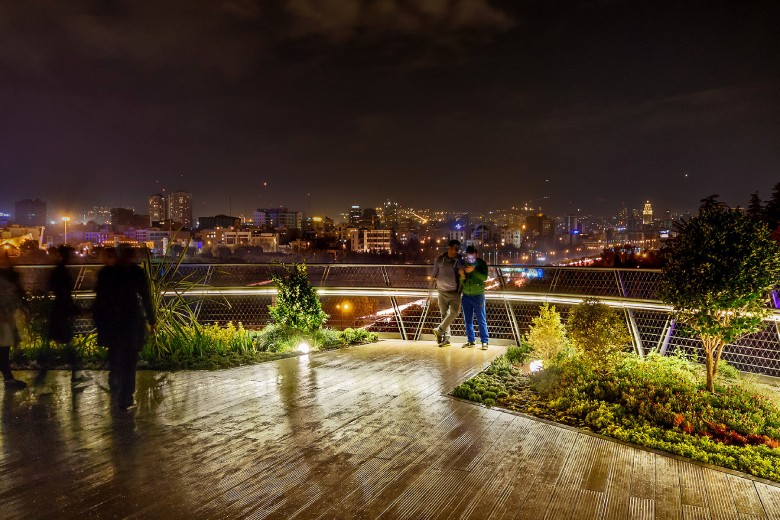 Visiting Tabiat Bridge In Tehran, Iran