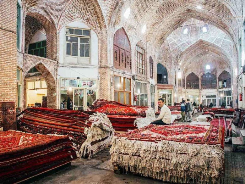 Carpet Market In Tabriz, East Azerbaijan Province, Iran