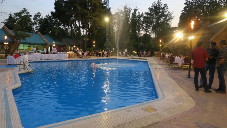 Outdoor Pool Of Laleh Hotel In Tehran