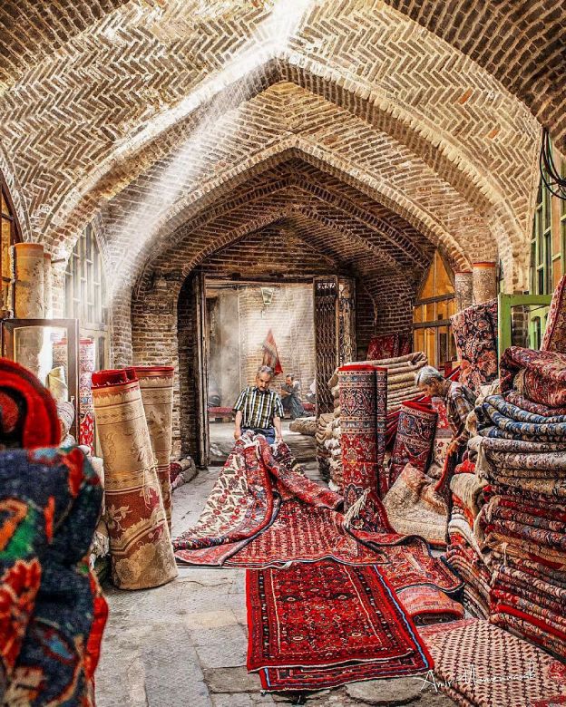 Visiting Tabriz Carpet Bazaar