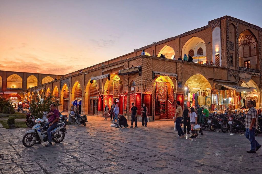 Evening Glow At Naqsh E Jahan Square