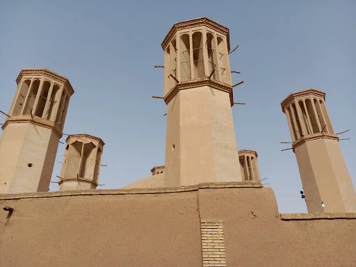 Historic Shesh Badgir Ab Anbar In Yazd