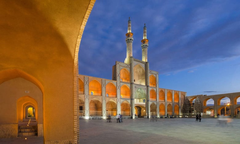 Iran, Yazd City, Amir Chakhmag Mosque And Square