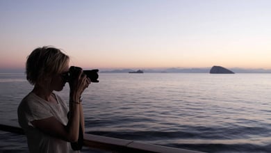 Photographer Capturing The Beauty Near Charak Port