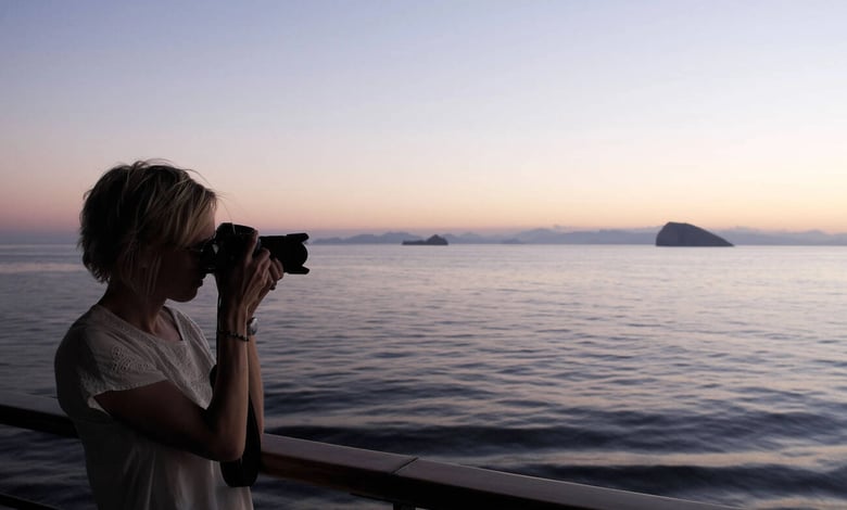 Photographer Capturing The Beauty Near Charak Port