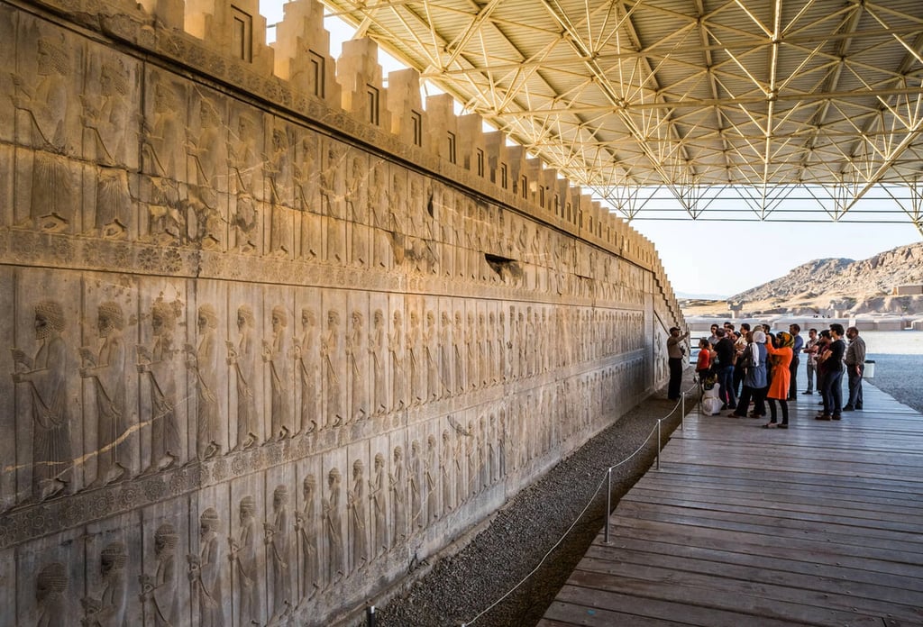 Relief At The Apadana Staircase Persepolis