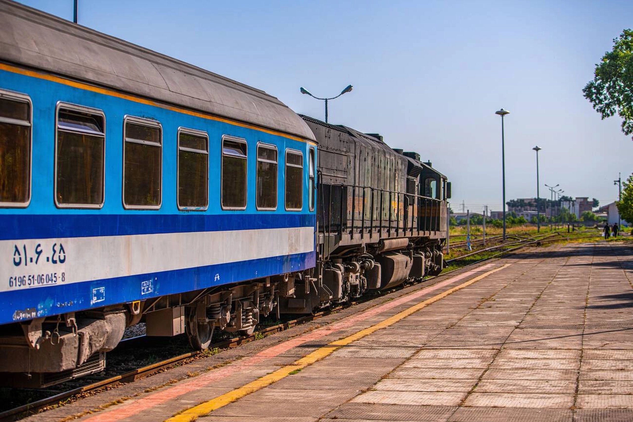 A Beautiful Sot Of A Train Leaving Tehran To Gorgan In Iran