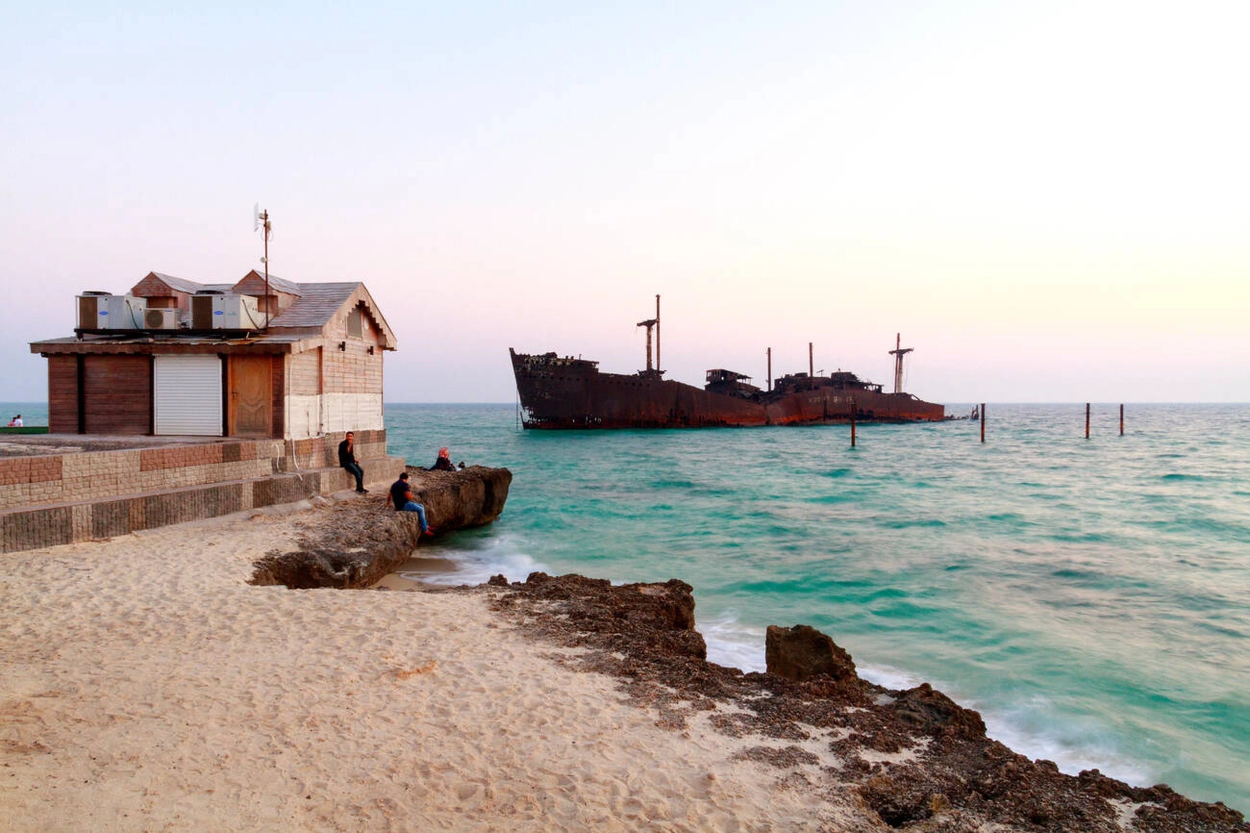 Abandoned Ship In Persian Gulf