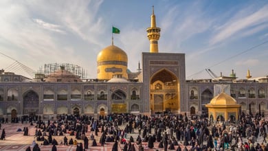 Imam Reza Holy Shrine In Mashhad, Iran