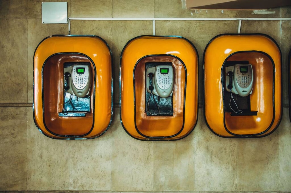 Top Iran Travel Sim Card Options With Orienttrips 2 Retro Vintage Yellow And Colorful Phone Booths