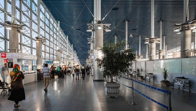 Tehran, Iran June Tehran Imam Khomeini International Airport Architecture Tehran Imam Khomeini International Airport (Ika)