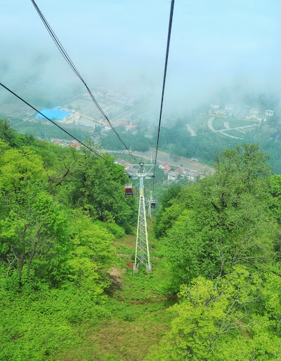 Namak Abroud and Gondola Lift