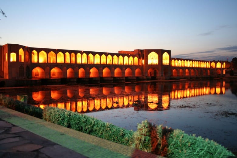 Khaju Bridge, Isfahan, Iran