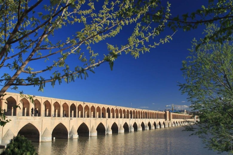 Si O Se Pol Bridge On Zayandeh Rood River