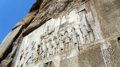 Bisotun Inscription, Kermanshah, Iran