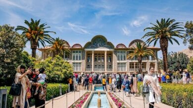 Persian Gardens (Eram Garden In Shiraz)