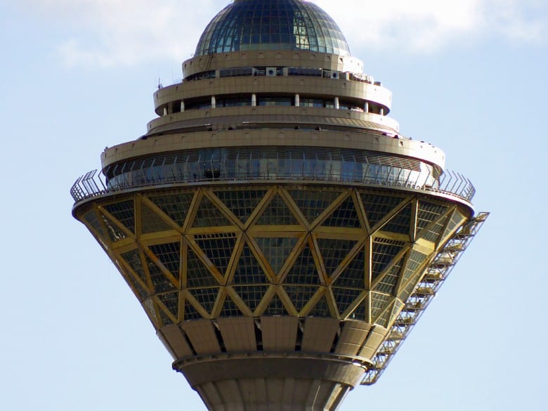 The Upper Section Of The Milad Tower