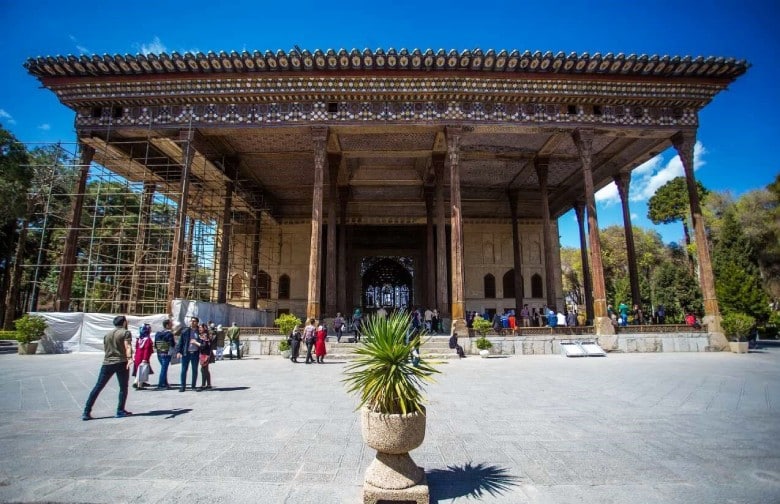 Visiting The Chehel Sotoun Palace In Isfahan, Iran