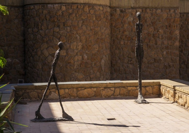 Sculptures By Giacometti At The Tehran Museum Of Contemporary Art