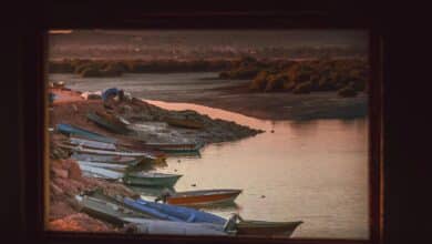 Fisherman Boats In Tabl Village Qeshm Island