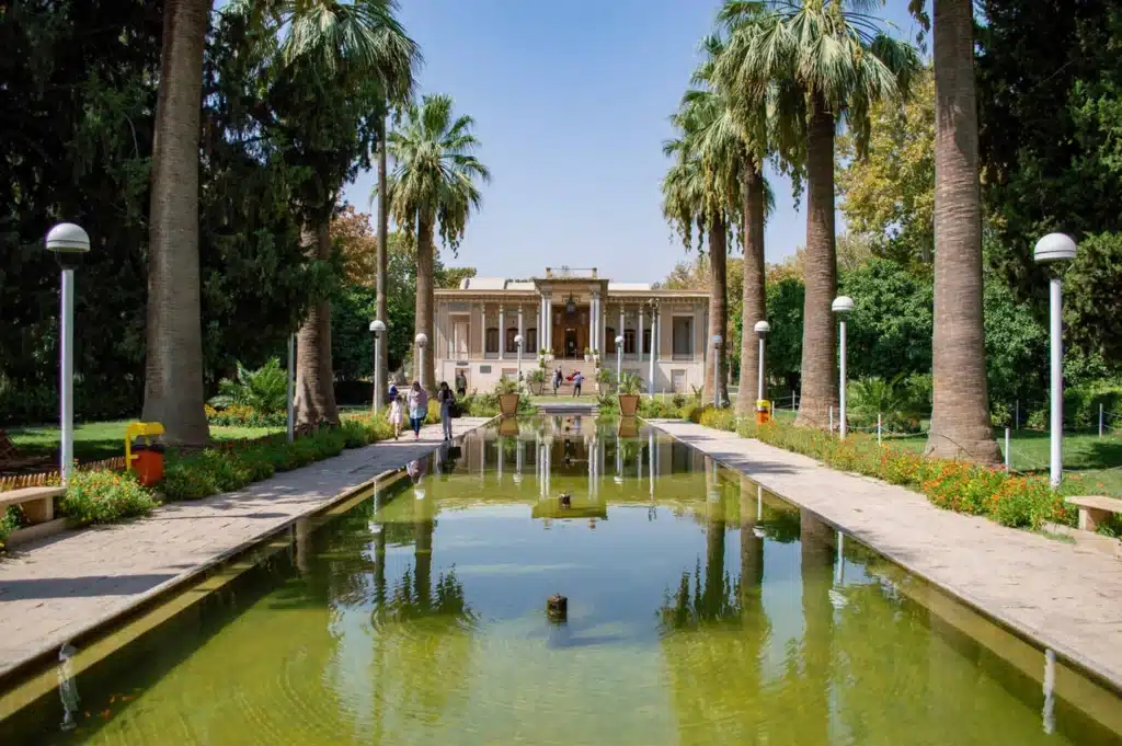 The Royal Mansion At Afif Abad Garden In Shiraz, Iran