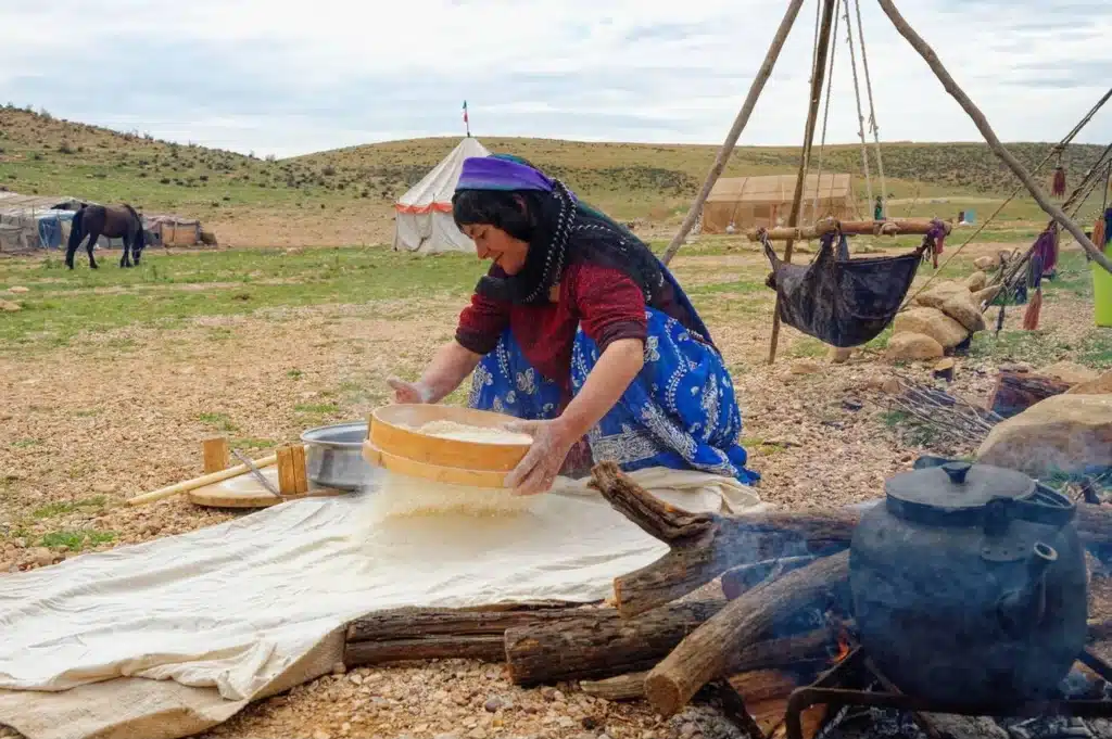 Traditional Bread Baking A Glimpse Into Qashqai Nomadic Life