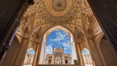 Agha Bozorg Mosque In Kashan, Iran